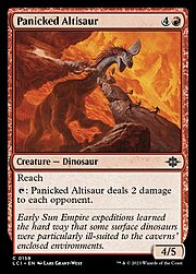 Panicked Altisaur