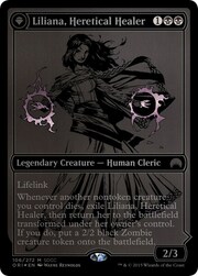 Liliana, Heretical Healer // Liliana, Defiant Necromancer