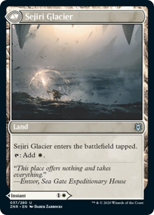 Sejiri Shelter // Sejiri Glacier Card Back