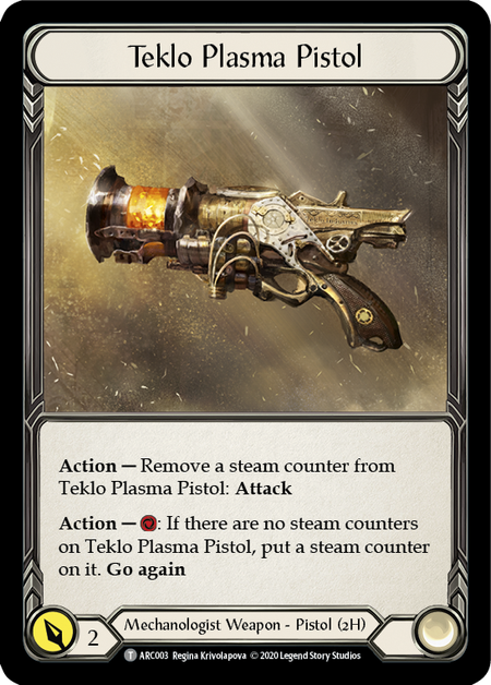 Runechant // Teklo Plasma Pistol Parte Posterior