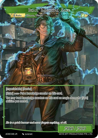 Brad, Immortal Sage // Brad, Immortal Sage Card Back