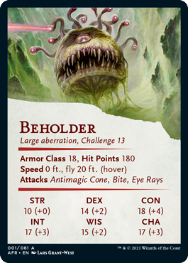 Art Series: Beholder Card Back