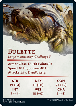 Art Series: Bulette Card Back