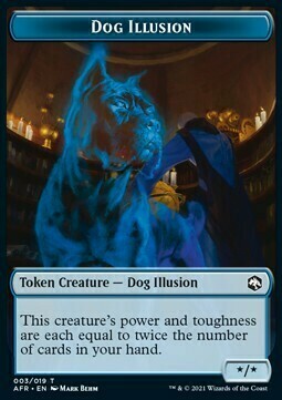 Mordenkainen Emblem // Dog Illusion Card Back