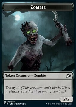 Teferi, Who Slows the Sunset Emblem // Zombie Card Back