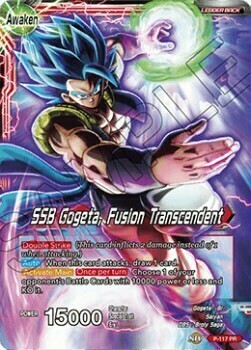 Super Saiyan Gogeta // SSB Gogeta, Fusion Transcendent Card Back