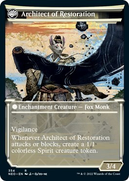 The Restoration of Eiganjo // Architect of Restoration Card Back