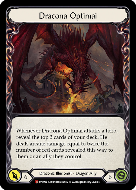 Invoke Dracona Optimai // Dracona Optimai Card Back