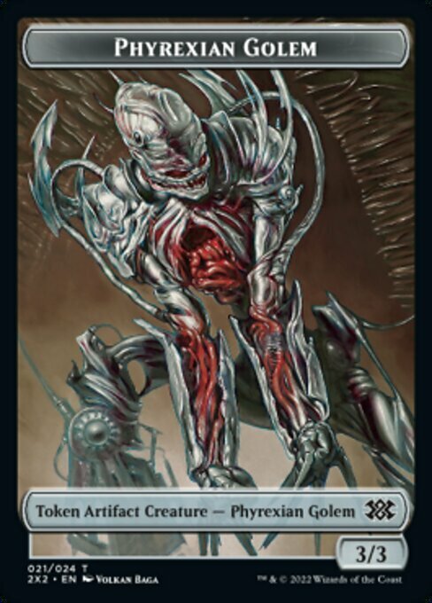 Phyrexian Golem // Spider Parte Posterior