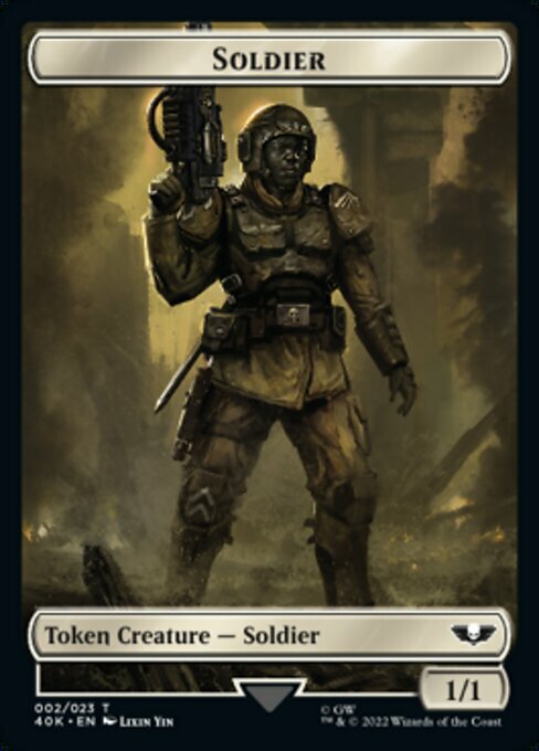 Space Marine Devastator // Soldier Card Back