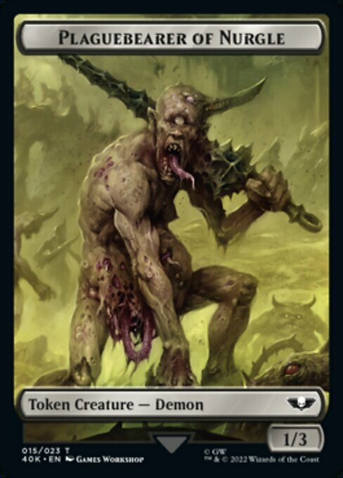 Progenie // Untori di Nurgle Card Back