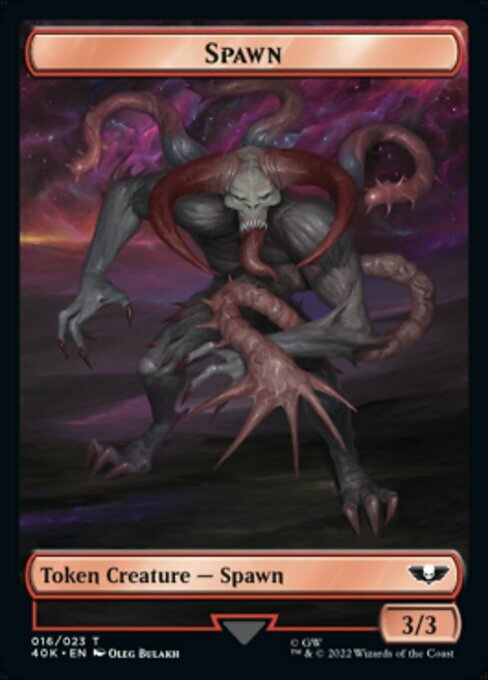 Blue Horror // Spawn Card Back