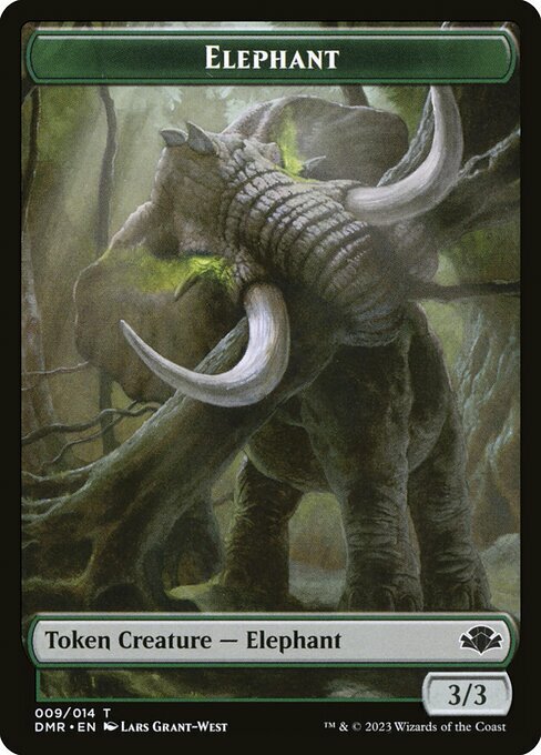 Elemental // Elephant Card Back