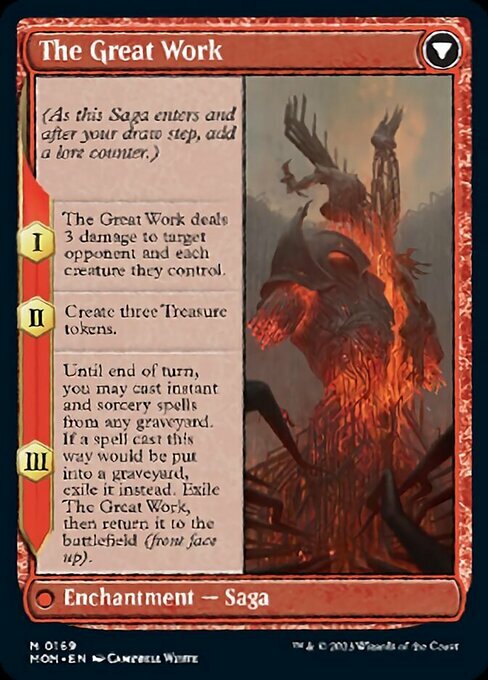 Urabrask // The Great Work Card Back