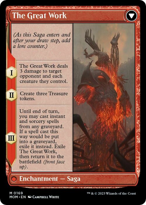 Urabrask // The Great Work Card Back