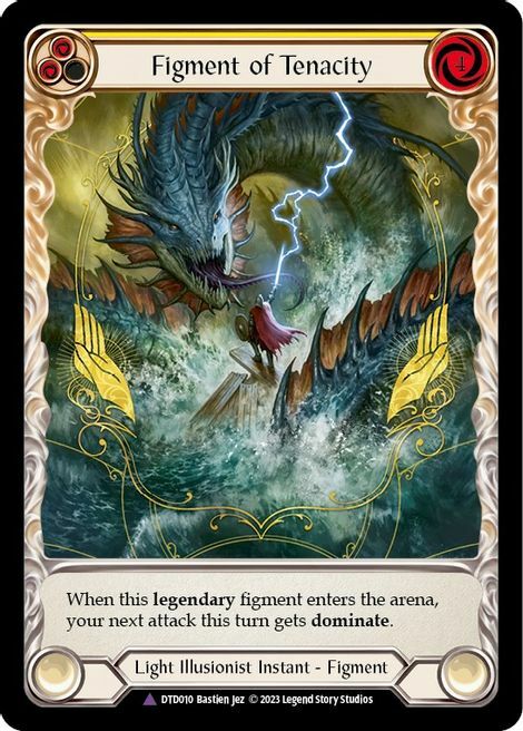 Figment of Tenacity // Metis, Archangel of Tenacity Card Back