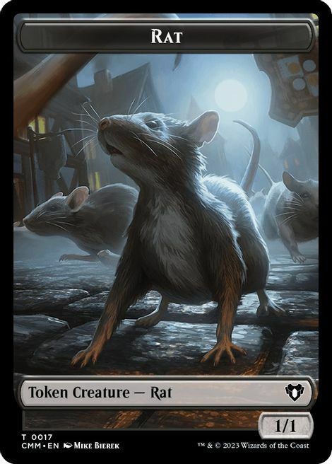 Treasure // Rat Card Back