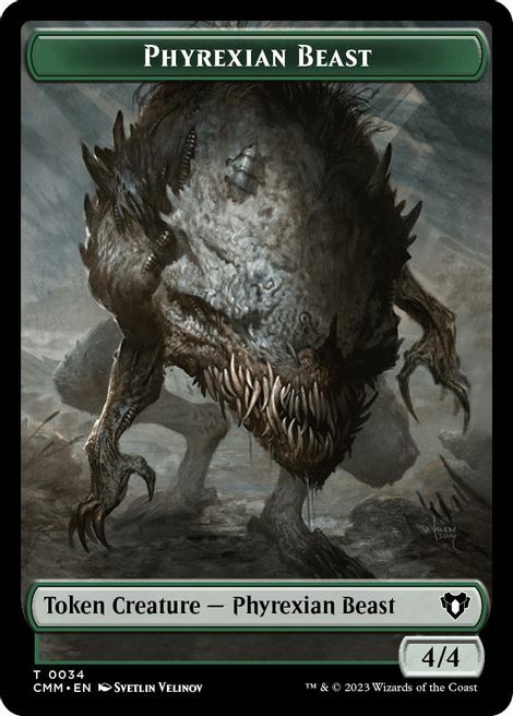 Treasure // Phyrexian Beast Card Back