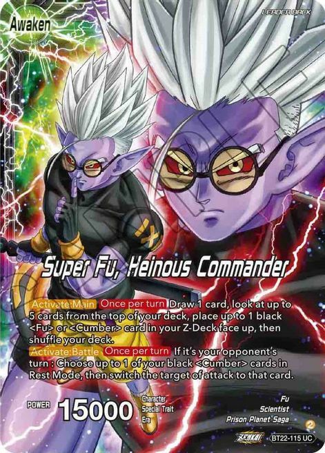 Fu // Super Fu, Heinous Commander Card Back