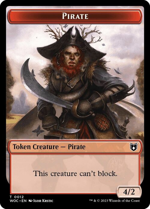 Human // Pirate Card Back