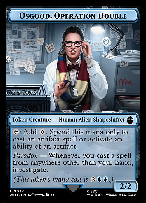 Alien Rhino // Osgood, Operation Double Card Back