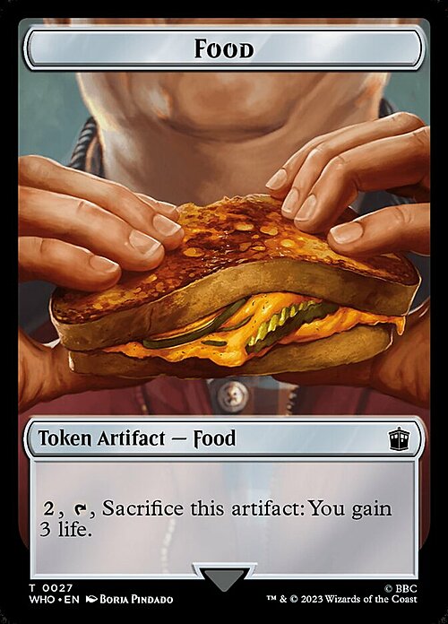 Alien Warrior // Food Card Back