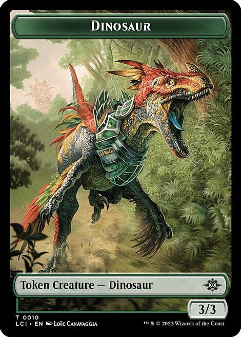 Map // Dinosaur Card Back