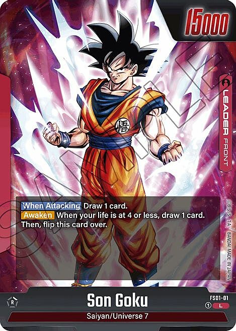 Son Goku Card Back