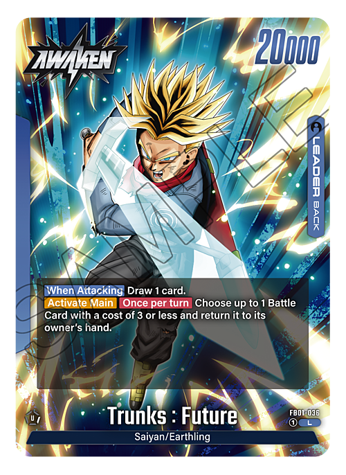 Trunks : Future // Trunks : Future Card Back