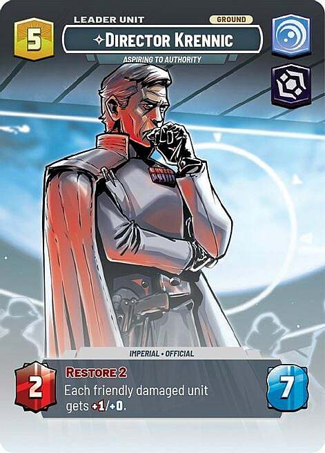 Director Krennic - Aspiring to Authority Card Back