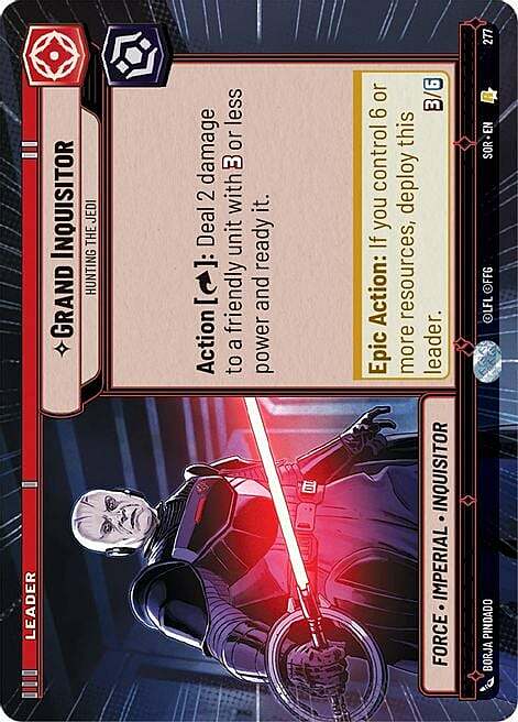 Grand Inquisitor - Hunting the Jedi Card Back