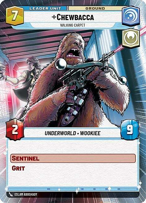 Chewbacca, Walking Carpet Card Back