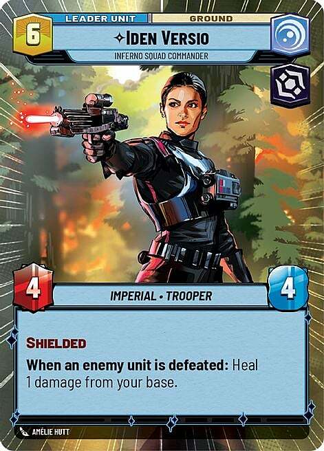 Iden Versio, Inferno Squad Commander Card Back