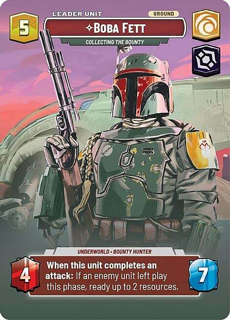 Boba Fett - Collecting the Bounty Card Back