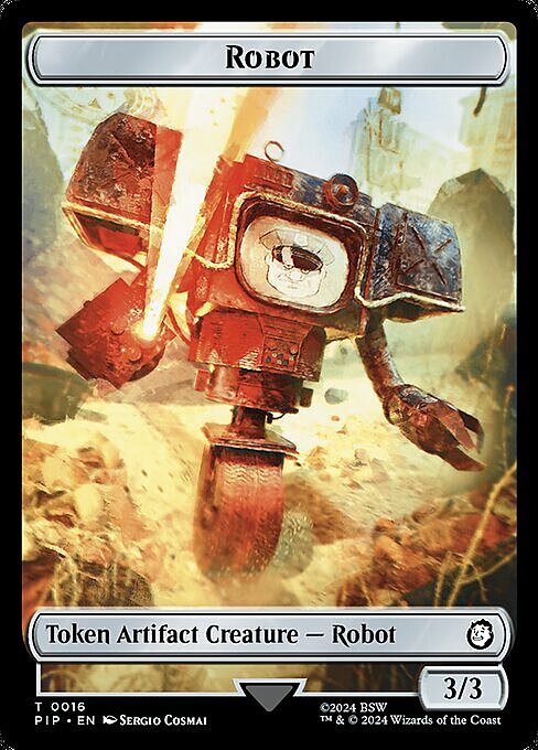 Junk // Robot Card Back