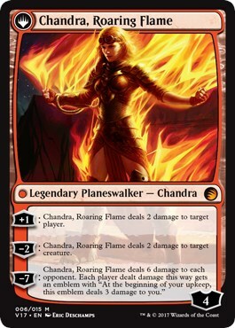 Chandra, Fire of Kaladesh // Chandra, Roaring Flame Card Back