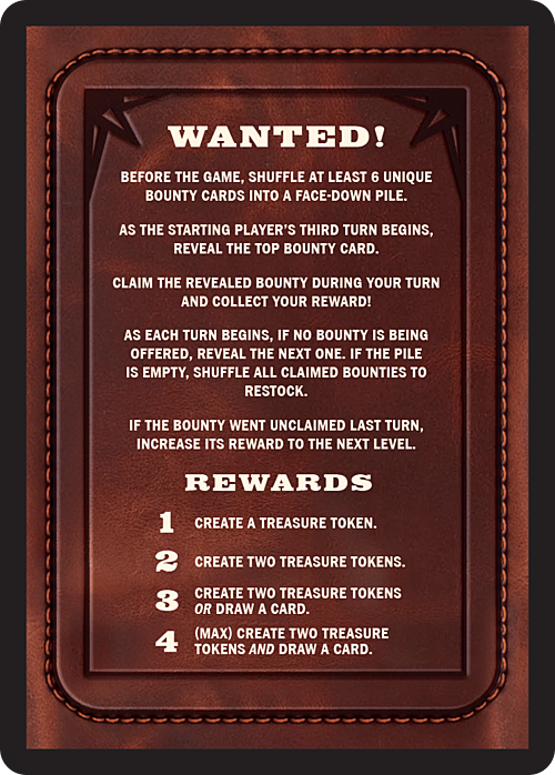 Bounty: Vara Beth Hannifer // Bounty Rules Card Back