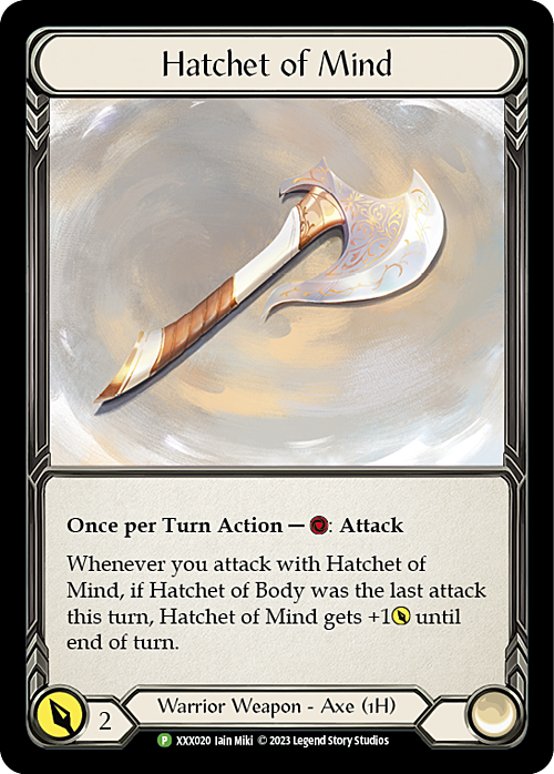 Levia // Hatchet of Mind Card Back