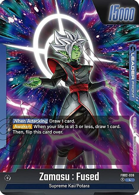 Zamasu : Fused Card Back