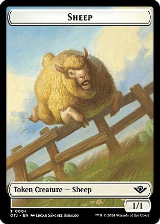 Mercenary // Sheep Card Back