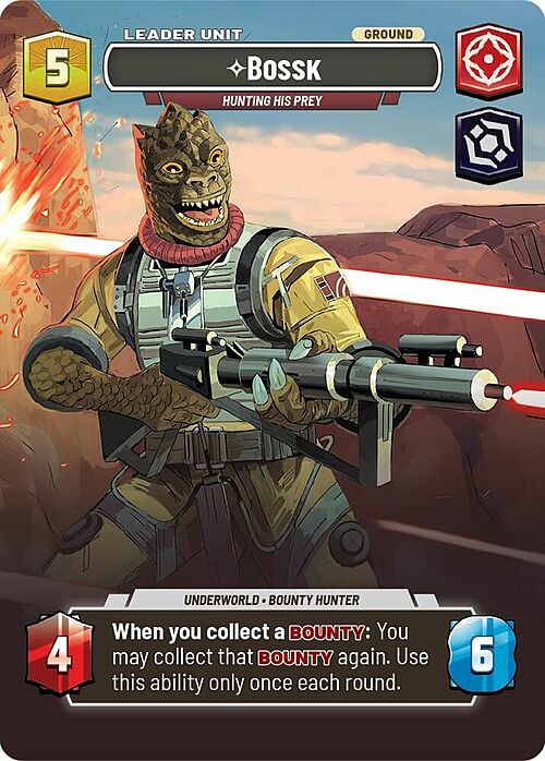 Bossk - Hunting His Prey Card Back