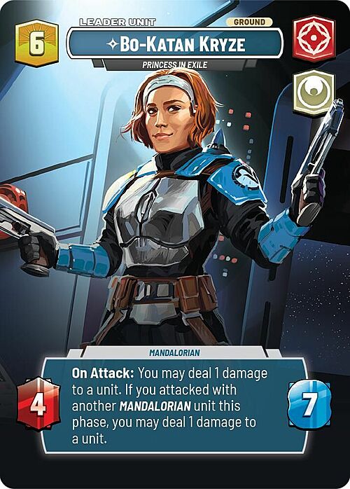 Bo-Katan Kryze - Princess in Exile Card Back