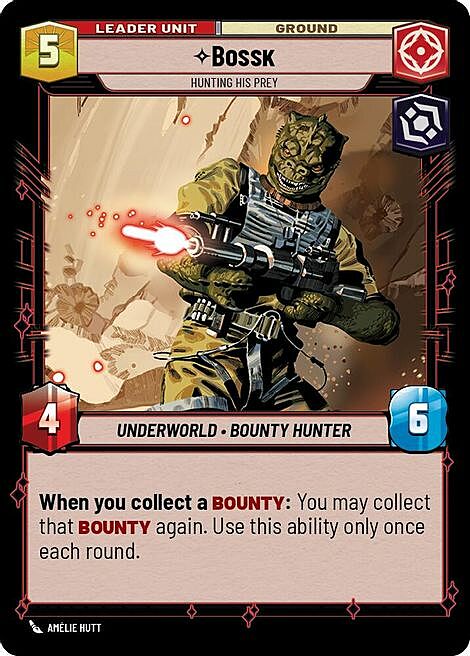 Bossk - Hunting His Prey Card Back