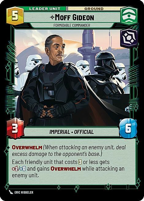 Moff Gideon - Formidable Commander Card Back