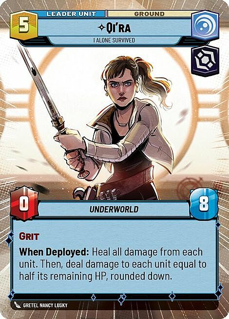 Qi'ra - I Alone Survived Card Back