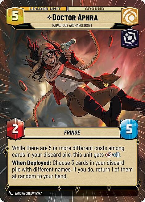 Doctor Aphra - Rapacious Archaeologist Card Back