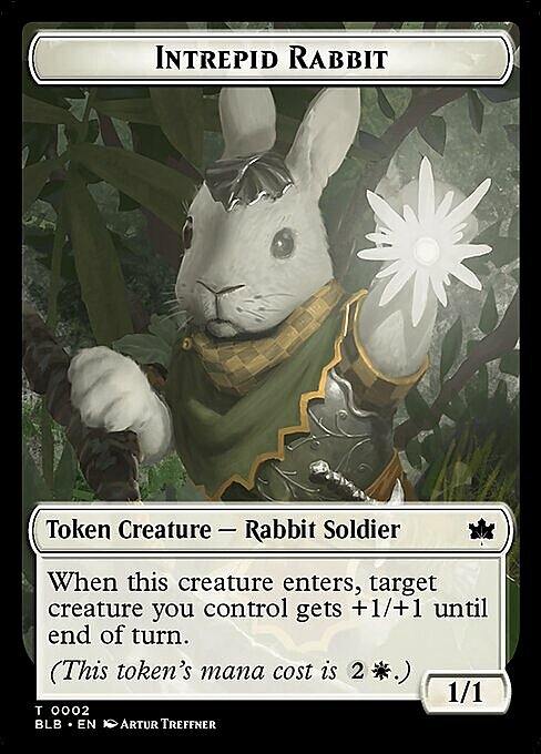 Intrepid Rabbit // Cragflame Card Back