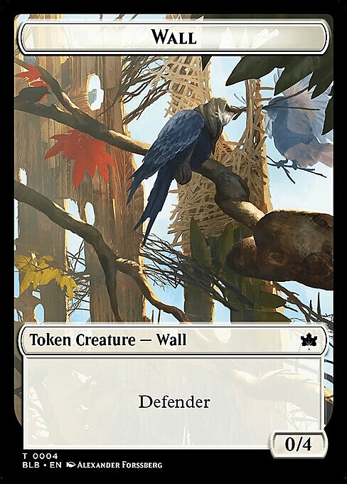 Finch Formation // Wall Card Back