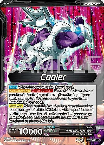 Cool // Golden Cooler, Dimension-Transcending Growth Card Back