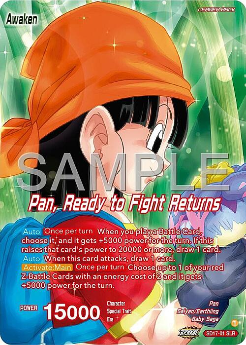 Pan // Pan, Ready to Fight Returns Card Back